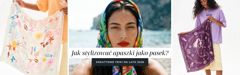Jak stylizować apaszki jako pasek (bandana belt) – kreatywne triki na lato 2026.