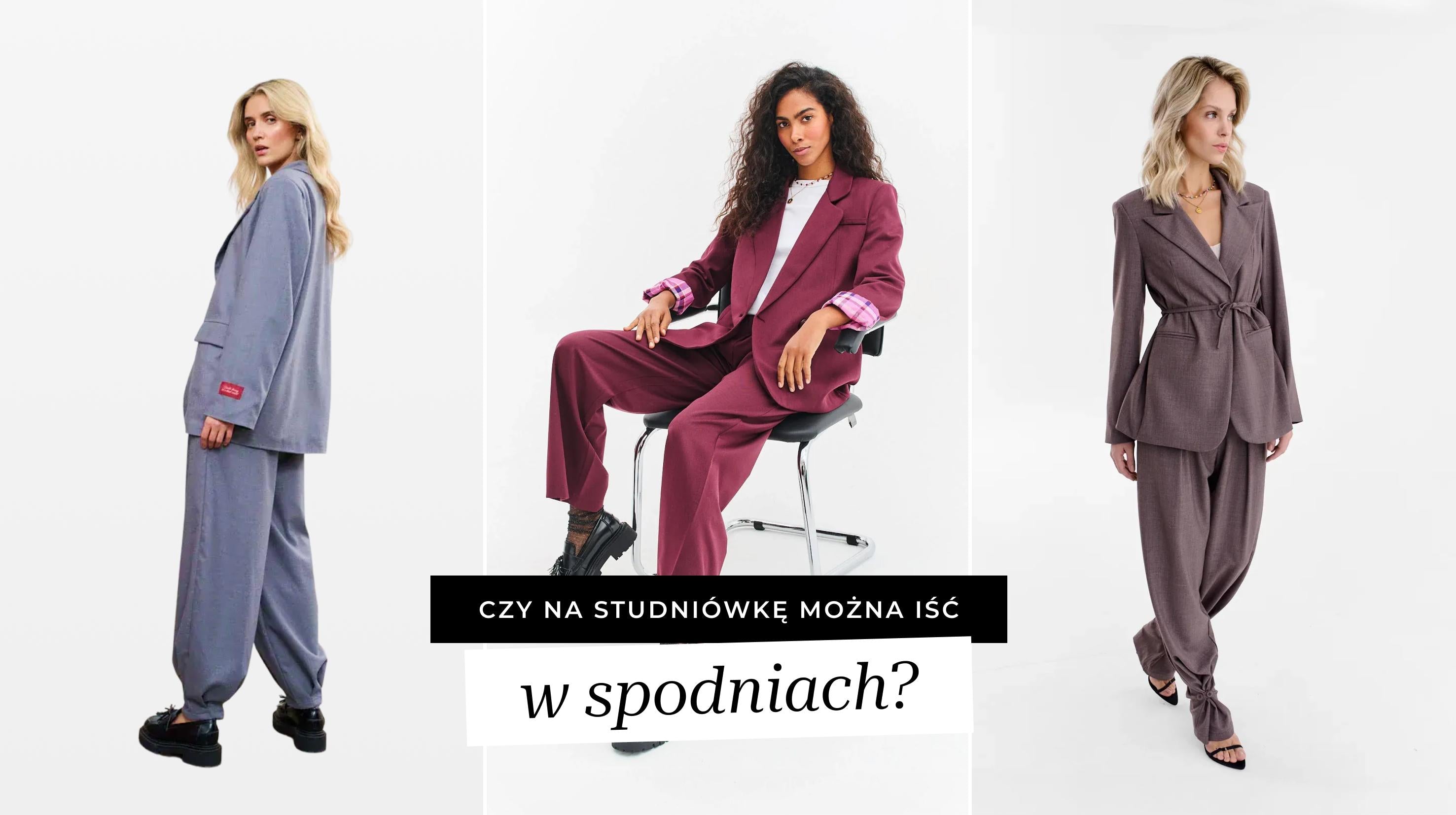 Czy na studniówkę można iść w spodniach?