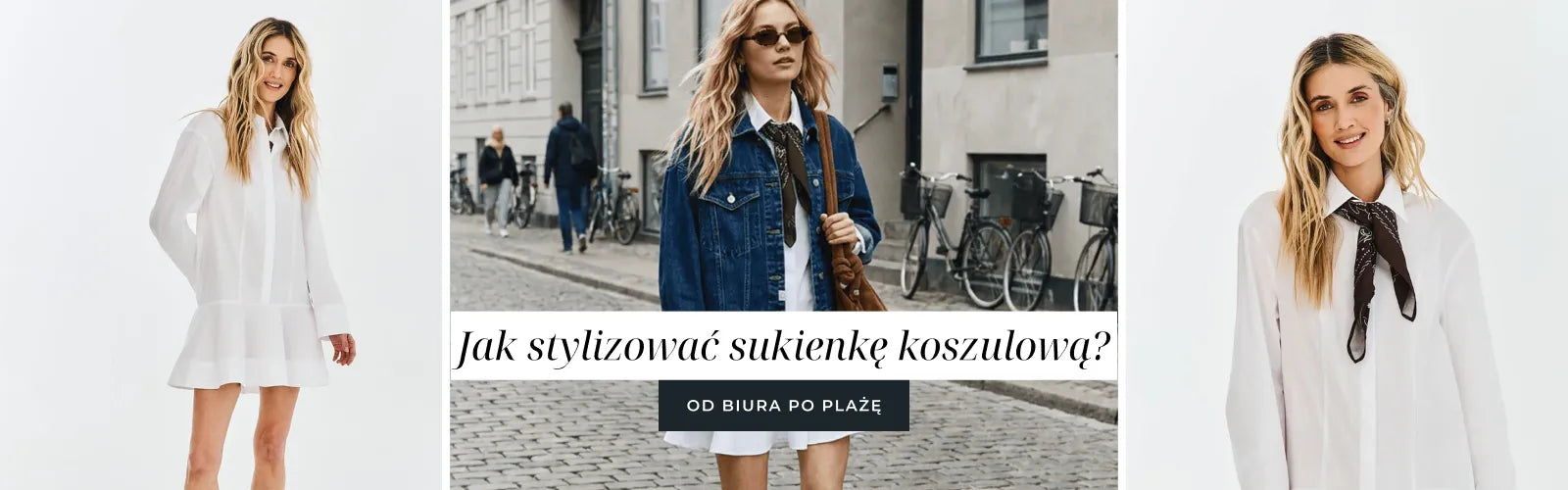 Jak stylizować sukienkę koszulową? Od biura po plażę