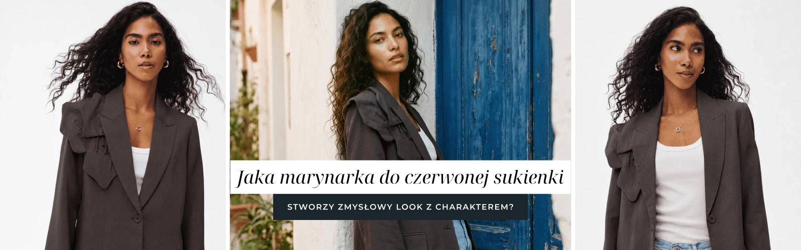 "Jaka marynarka do czerwonej sukienki stworzy zmysłowy look z charakterem?"