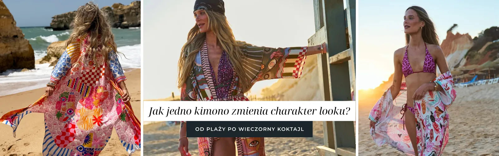 Jak jedno kimono zmienia charakter looku? Od plaży po wieczorny koktajl