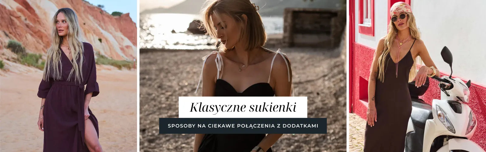 Klasyczne sukienki - 8 sposobów na ciekawe połączenia z dodatkami