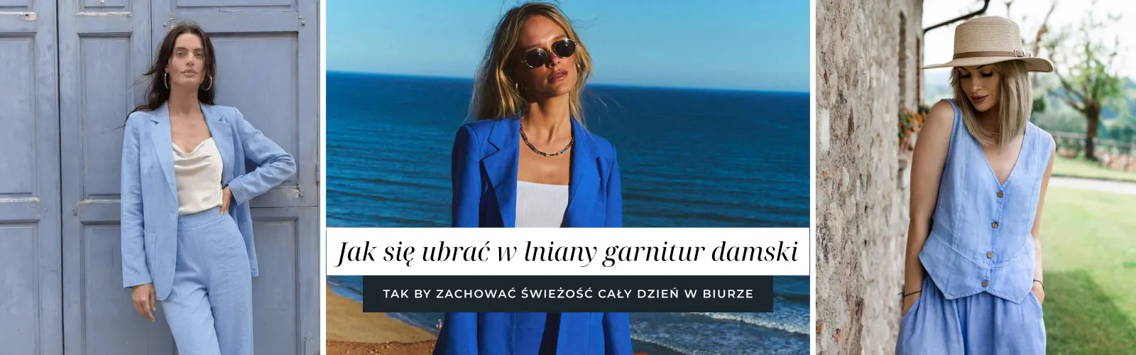 Jak się ubrać w lniany garnitur damski, by zachować świeżość przez cały dzień w biurze?