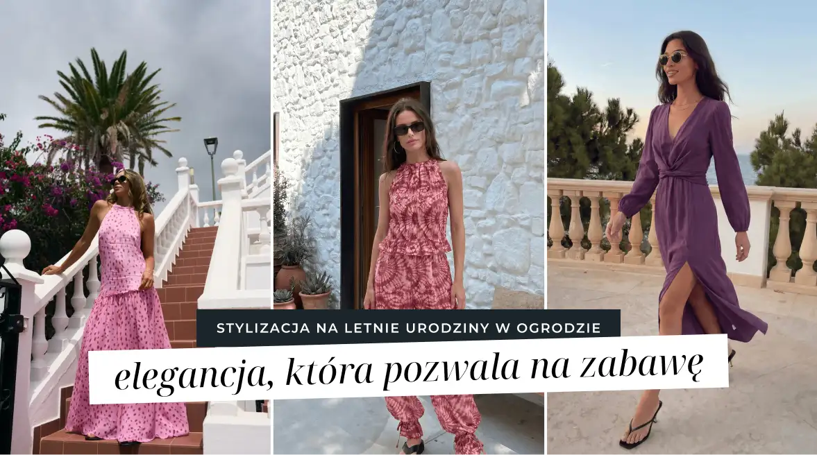 Stylizacje na letnie urodziny w ogrodzie – elegancja, która pozwala na zabawę