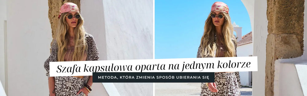 Szafa kapsułowa oparta na jednym kolorze – metoda, która zmienia sposób ubierania się