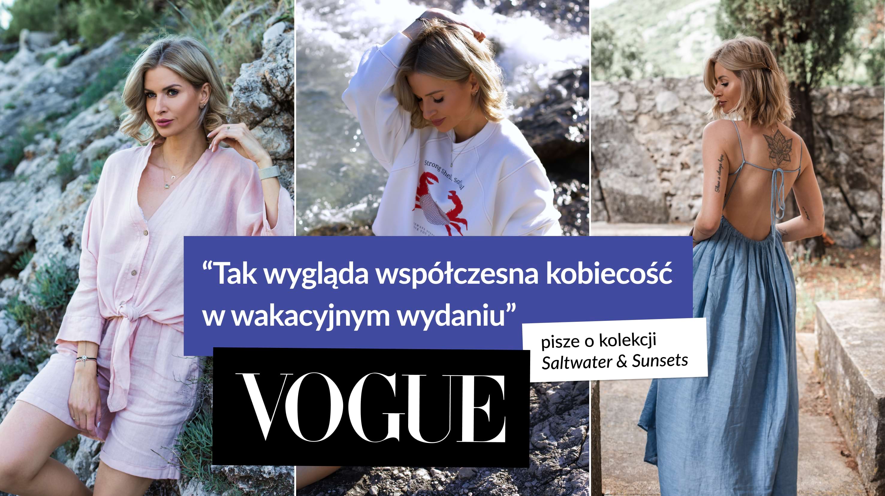 VOGUE o nowej kolekcji NAOKO i Pauli Jagodzińskiej – poznaj „Saltwater & Sunsets”