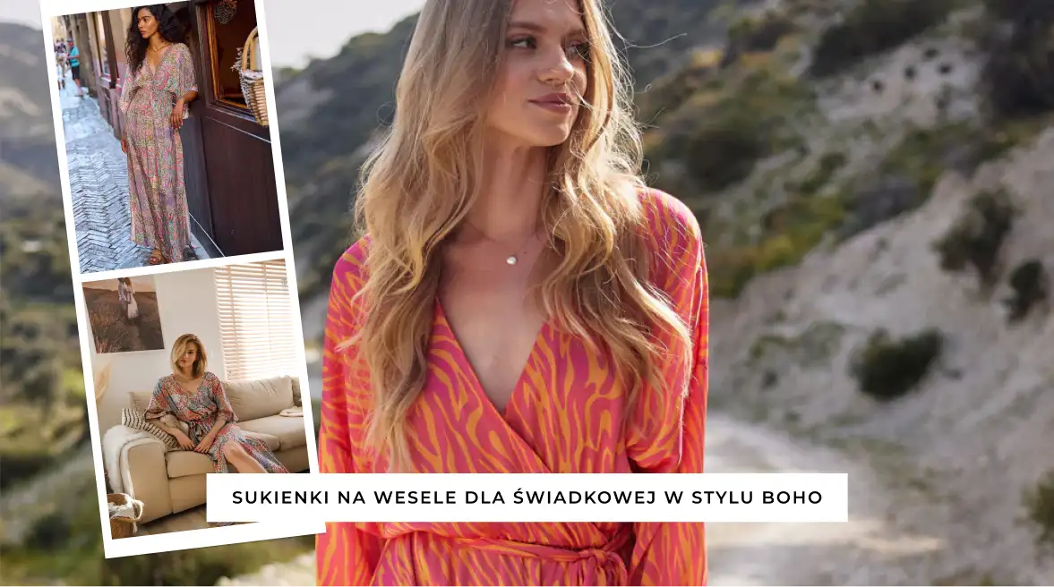 Sukienka na wesele dla świadkowej w stylu boho – eteryczne fasony, które zachwycą gości