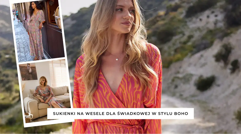 Sukienka na wesele dla świadkowej w stylu boho – eteryczne fasony, które zachwycą gości