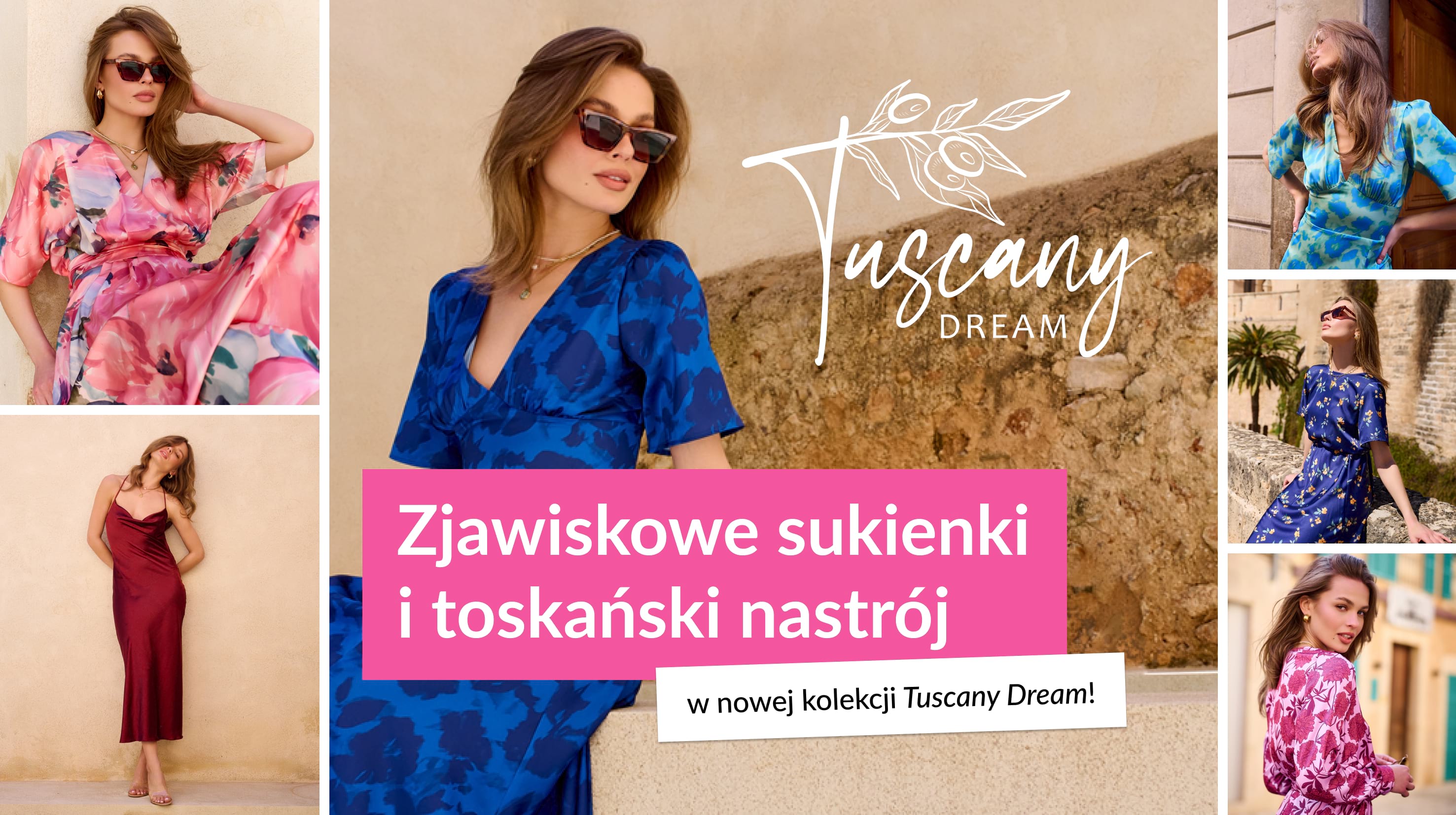 Zjawiskowe sukienki i toskański nastrój – nowa kolekcja Tuscany Dream od NAOKO