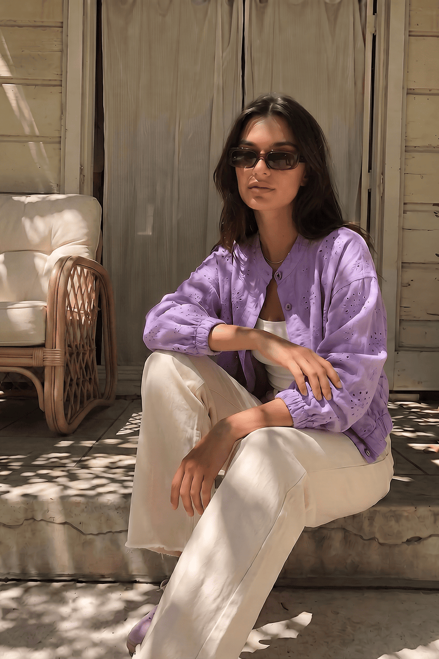 Lekka kurtka Dreamy Lilac