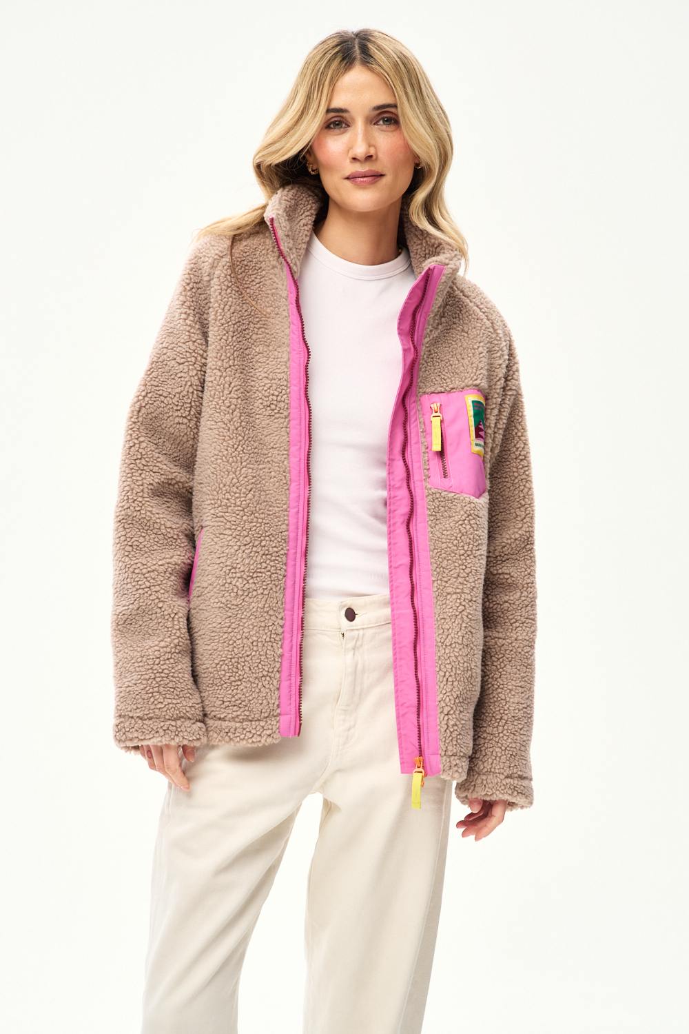 Kurtka Teddy Sandstone