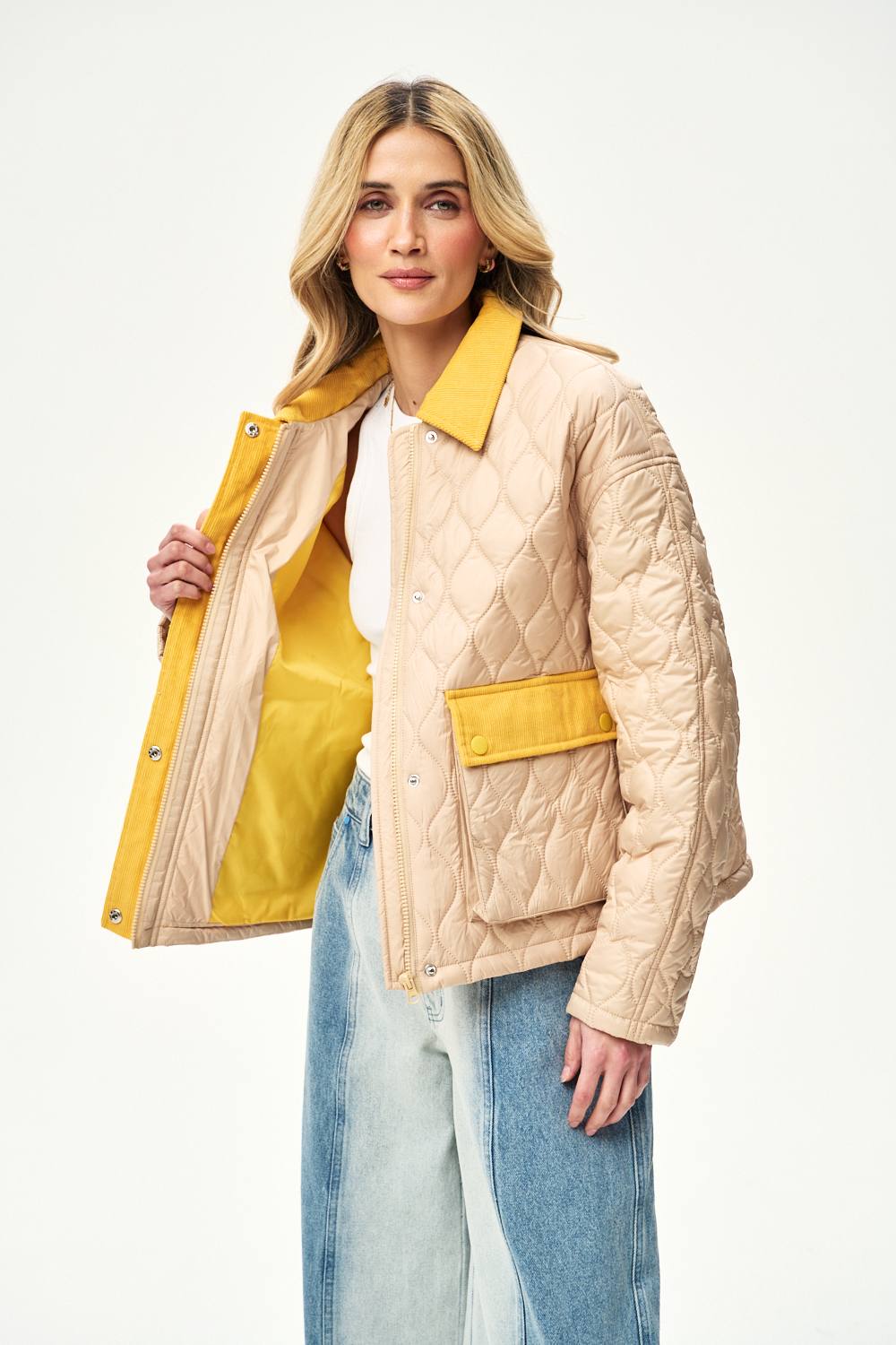 Kurtka pikowana Honeycomb