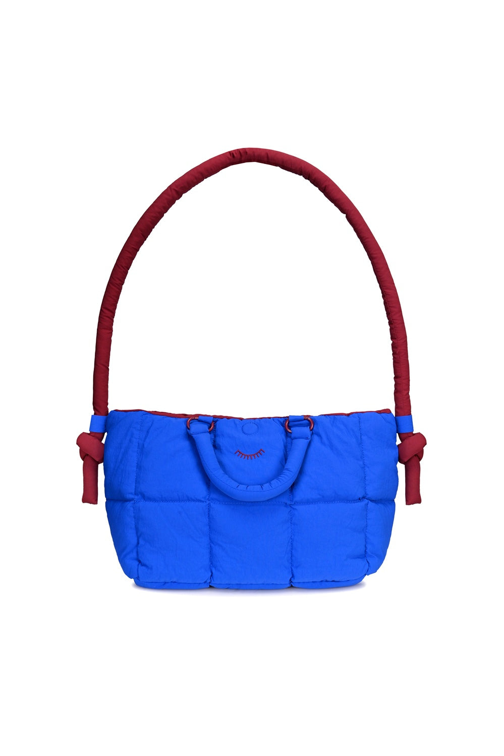 Pikowana torba dwustronna Navy Cloud