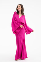 Sukienka maxi Blooming Fuchsia