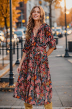 Sukienka midi Floral Sweetness