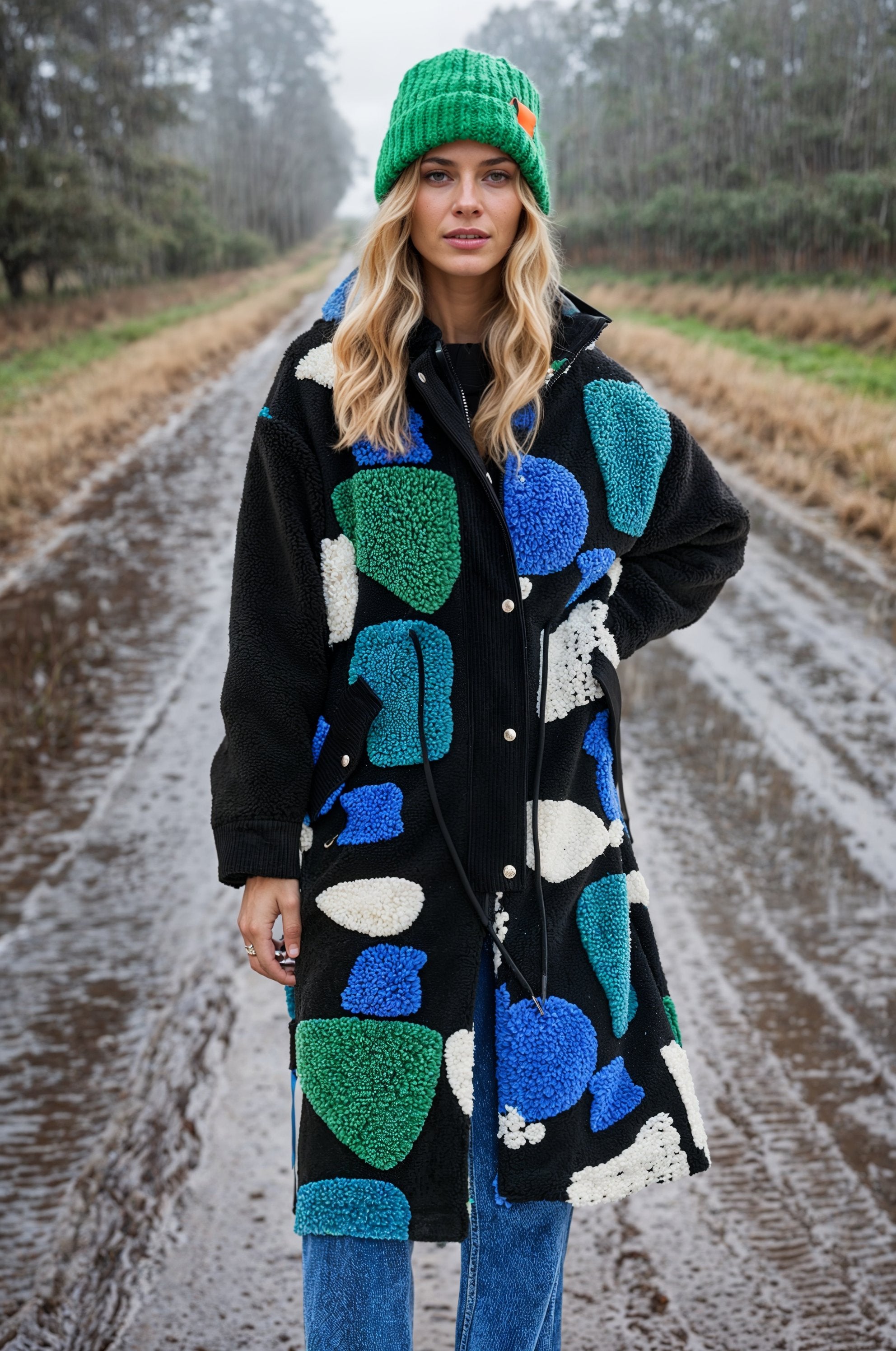 Płaszcz Teddy Emerald Dream
