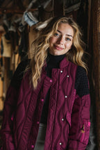 Bomberka pikowana Berry Snuggle