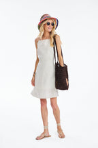 Sukienka lniana mini Bright Waters