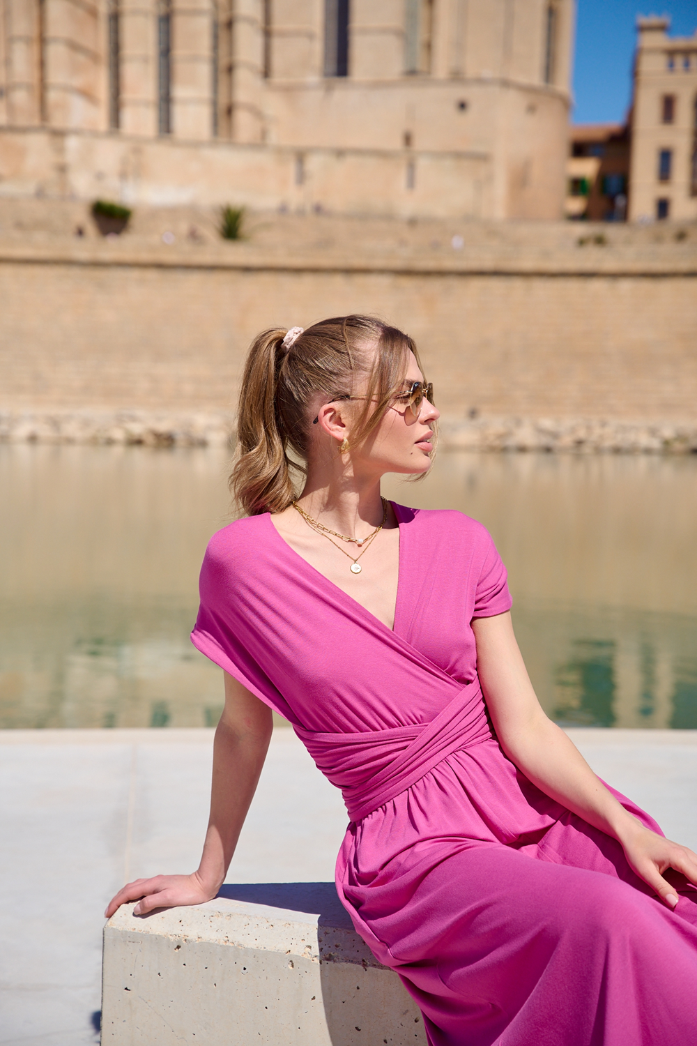 Sukienka infinity maxi Rose Amour