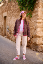 Kurtka dwustronna Pink Cheetah