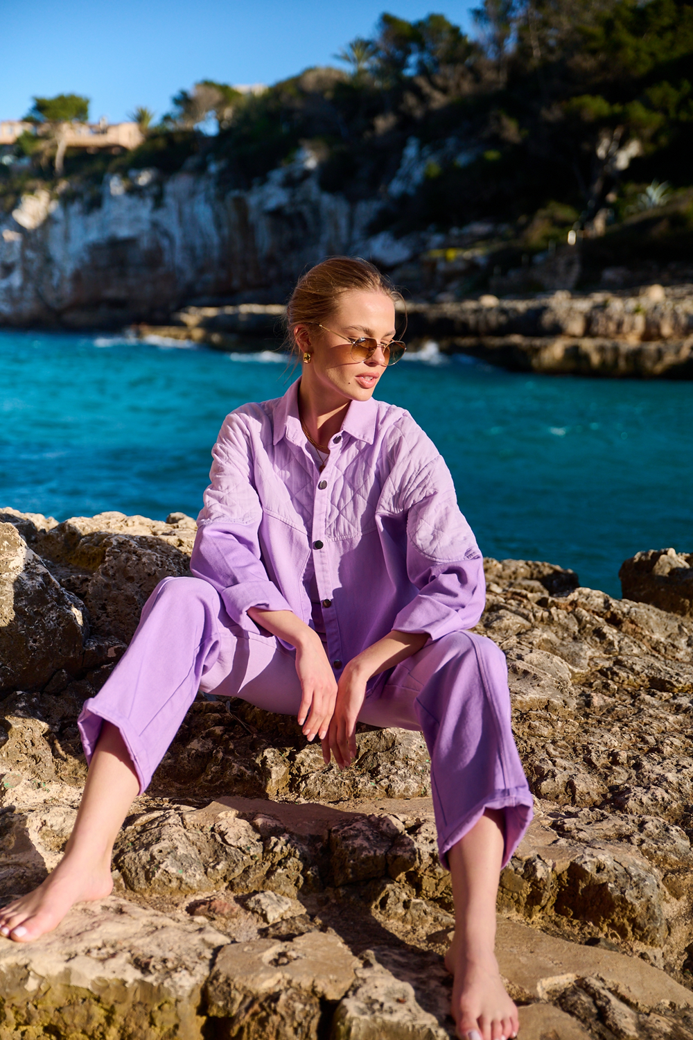 Spodnie jeansowe Mauve Serenity