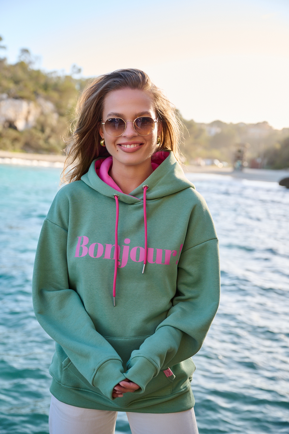 Bluza z kapturem Bonjour Chérie