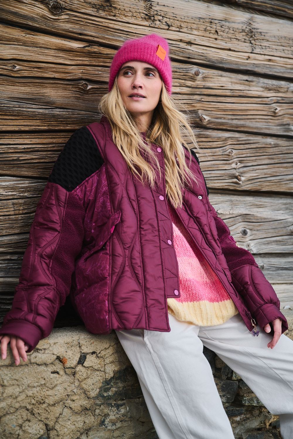 Bomberka pikowana Berry Snuggle