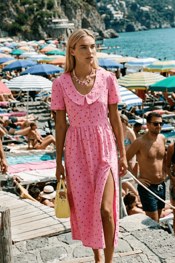 Sukienka midi Pink Pomodorini