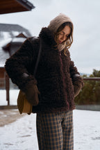Kurtka Fluffy Mocha Moonrise