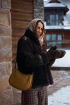 Kurtka Fluffy Mocha Moonrise