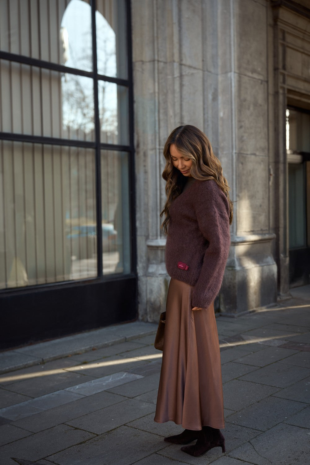 Sweter moherowy Brown Mirage