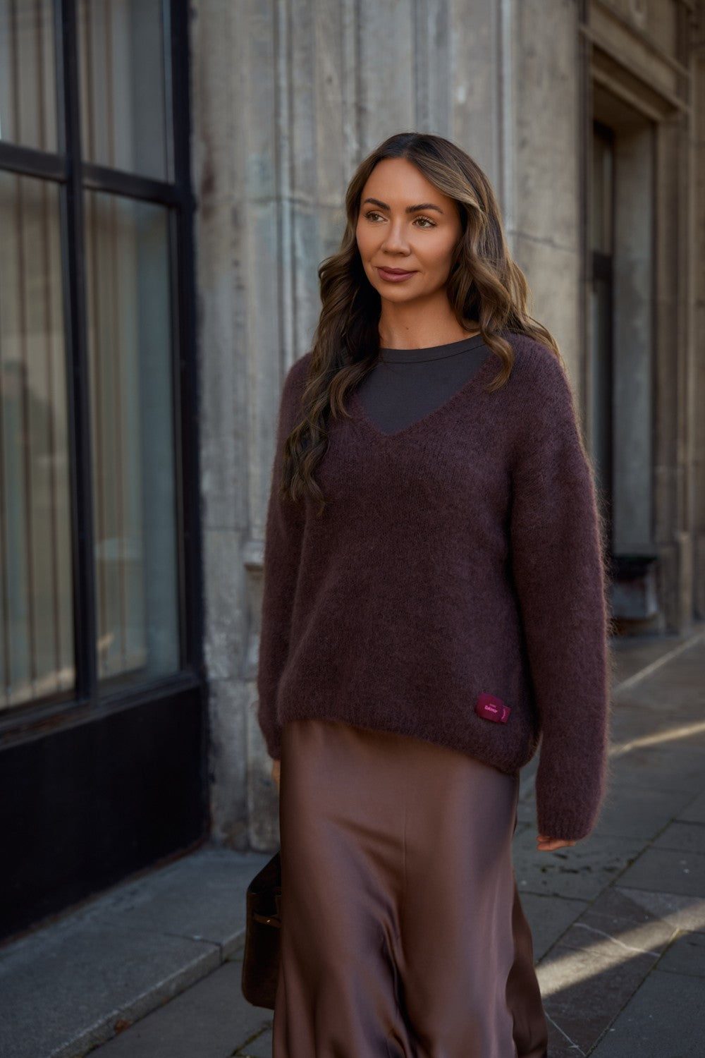 Sweter moherowy Brown Mirage