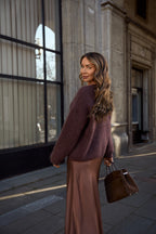 Sweter moherowy Brown Mirage