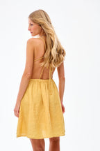 Sukienka lniana mini Sun Soaked