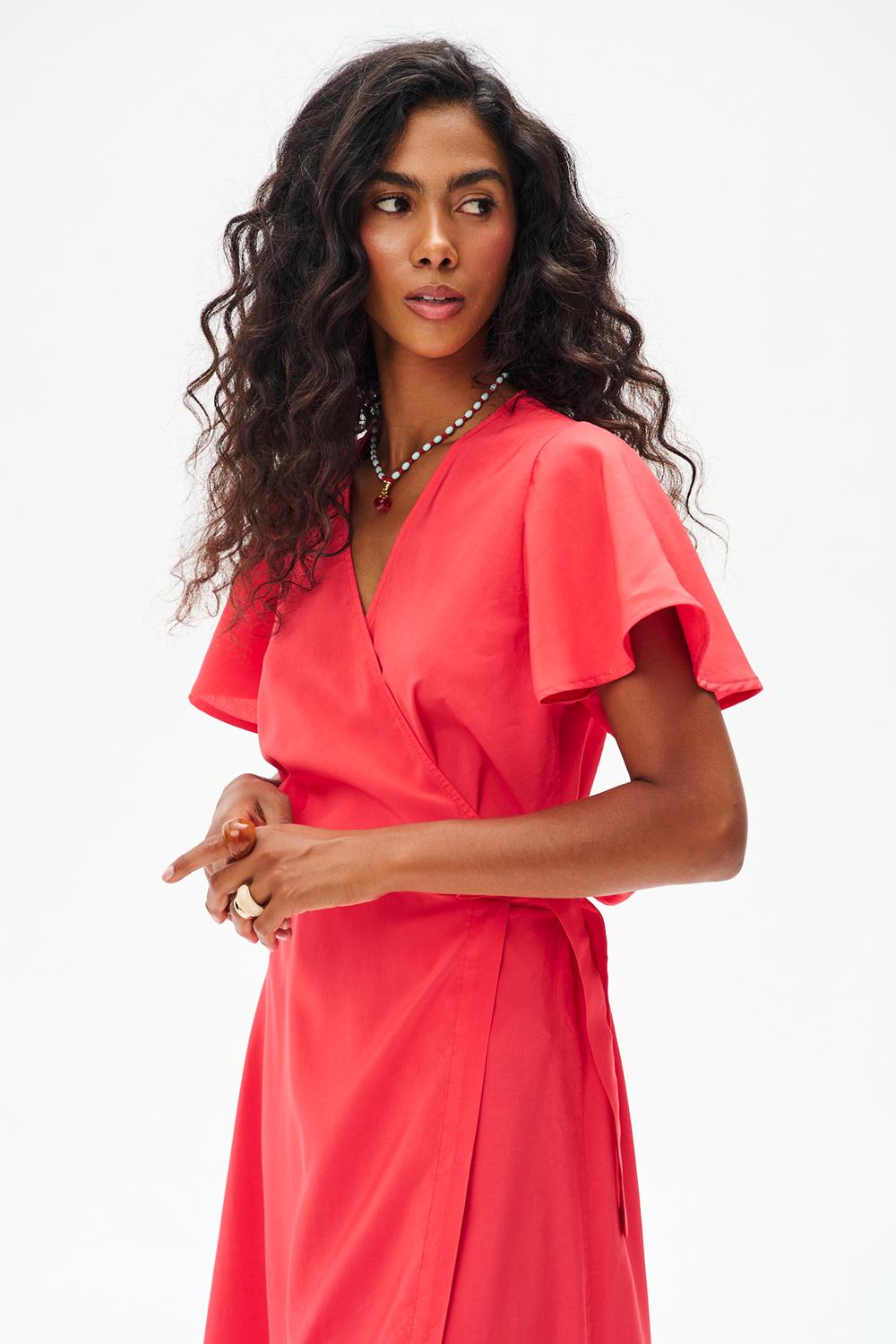 Sukienka midi Rosso Riviera