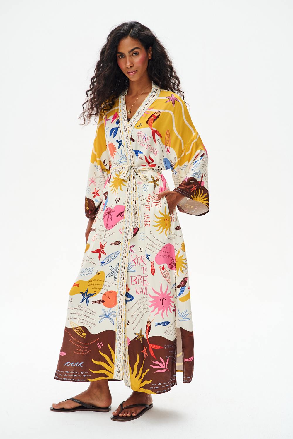Kimono Born To Break Waves
