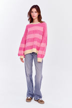 Sweter z wełną Strawberry Cream