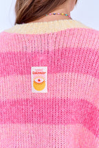 Sweter z wełną Strawberry Cream