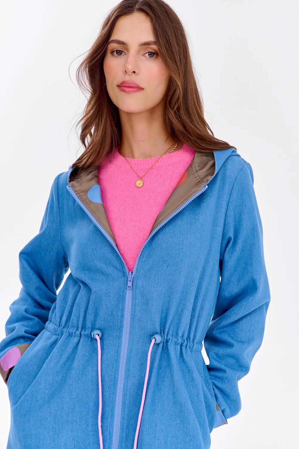 Parka dwustronna Moon Dots