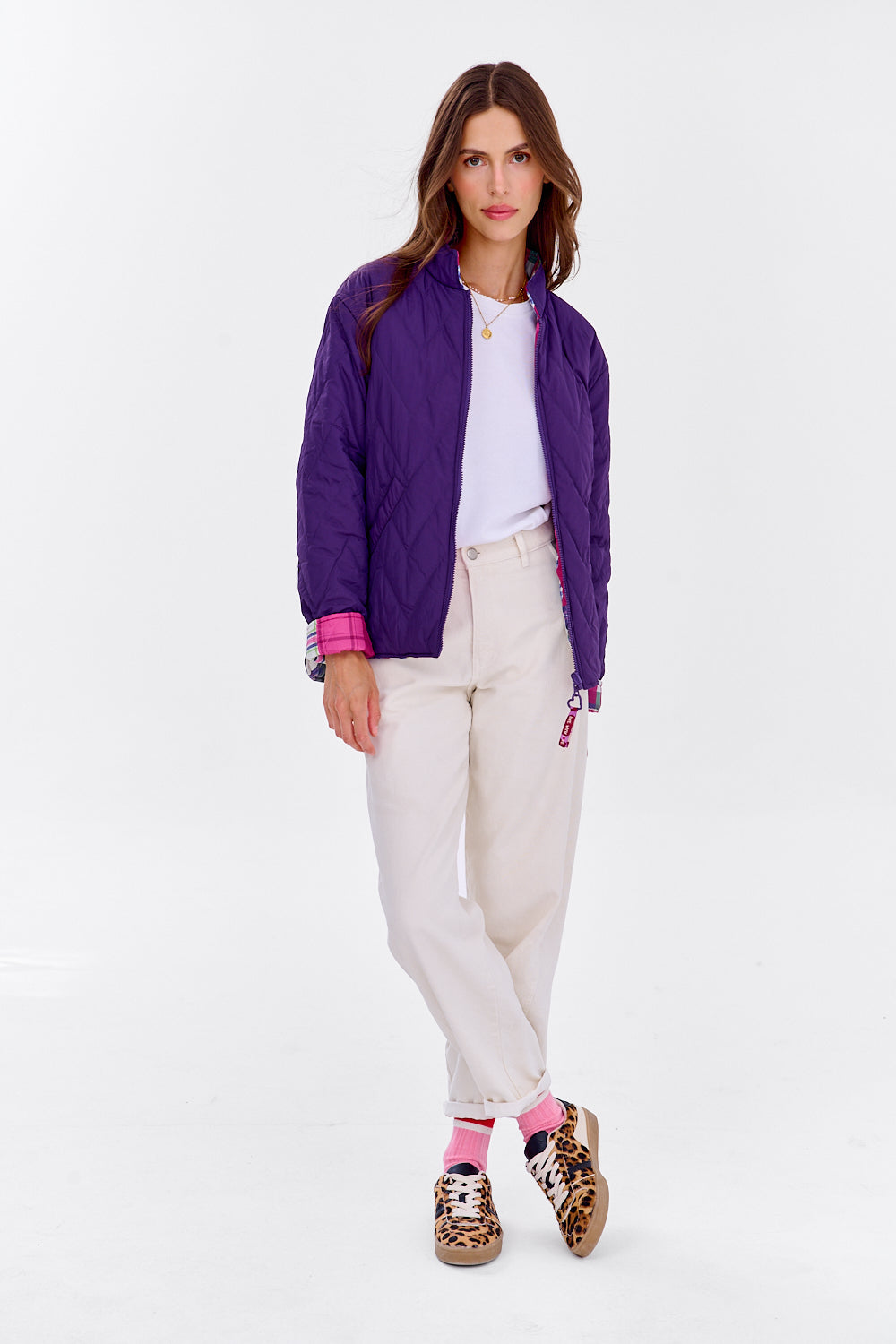 Kurtka dwustronna Poppy Cozy Walk