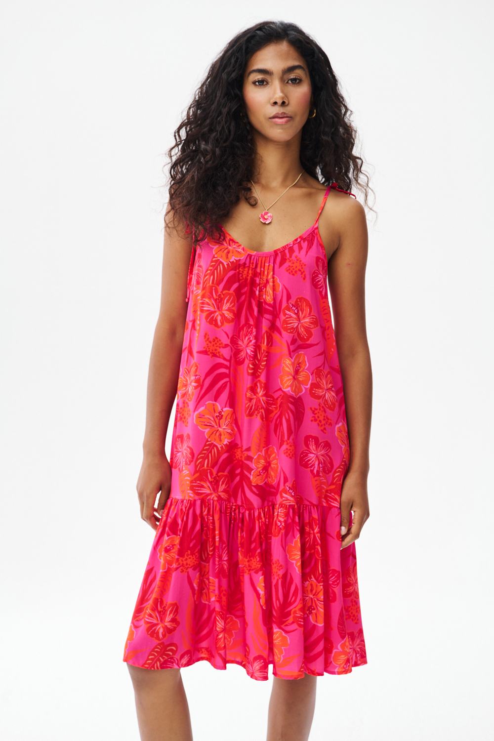 Sukienka mini na ramiączkach Aloha Dress