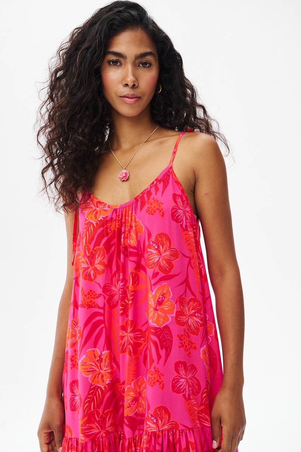 Sukienka mini na ramiączkach Aloha Dress