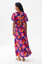 Sukienka midi Painted Peony