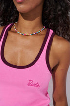 Top bokserka Barbie Still Pink