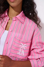 Koszula lniana Barbie Club