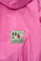Krótka parka z kapturem Dahlia Crush