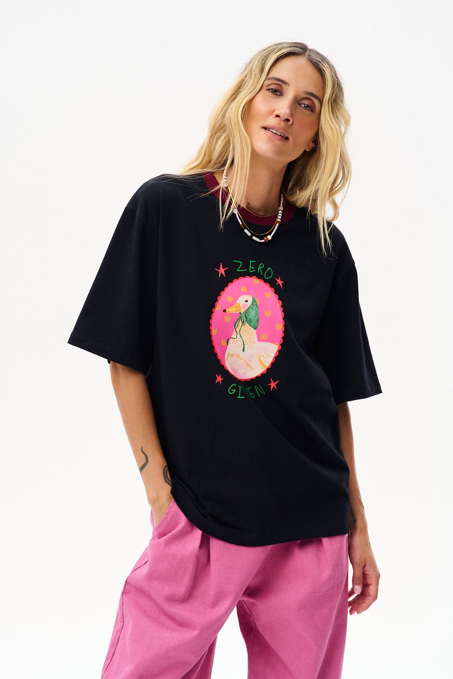 T-shirt Swan Attitude