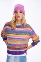 Sweter z wełną Retro Glam