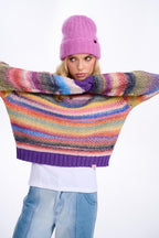 Sweter z wełną Retro Glam