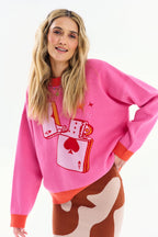 Sweter Heart on Fire